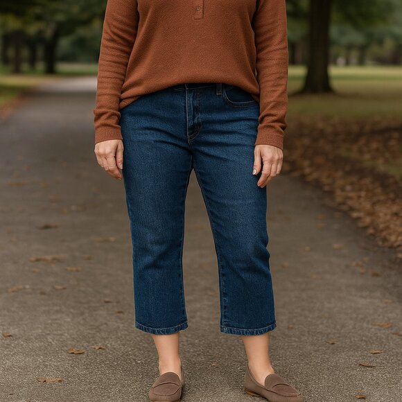 Chico's Addition Crop Jeans | Size 14 | EUC - Picture 1 of 7